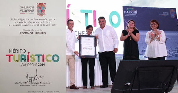 Premio al mérito turístico 2019